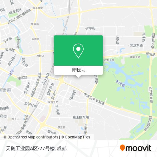天鹅工业园A区-27号楼地图