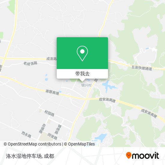 洛水湿地停车场地图