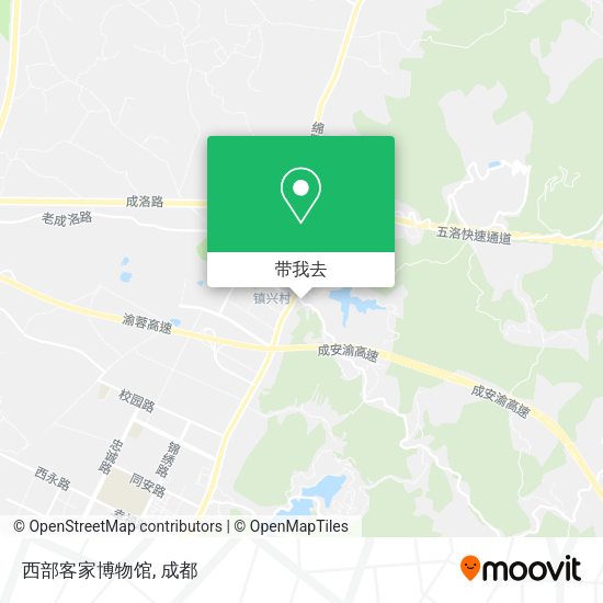 西部客家博物馆地图