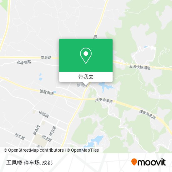 五凤楼-停车场地图