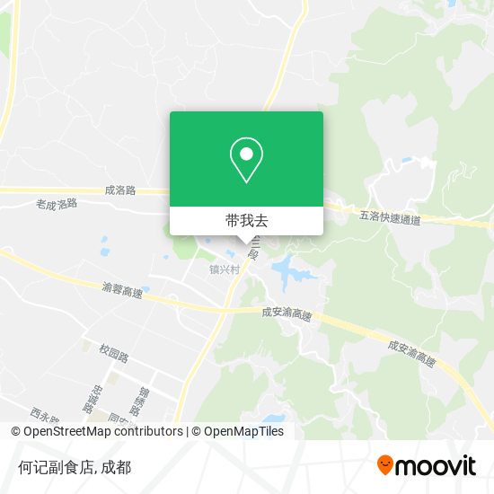 何记副食店地图