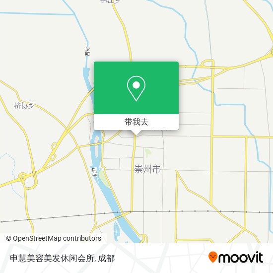 申慧美容美发休闲会所地图