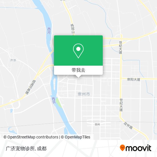 广济宠物诊所地图
