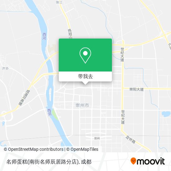 名师蛋糕(南街名师辰居路分店)地图