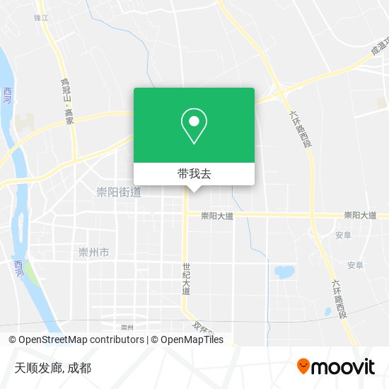 天顺发廊地图