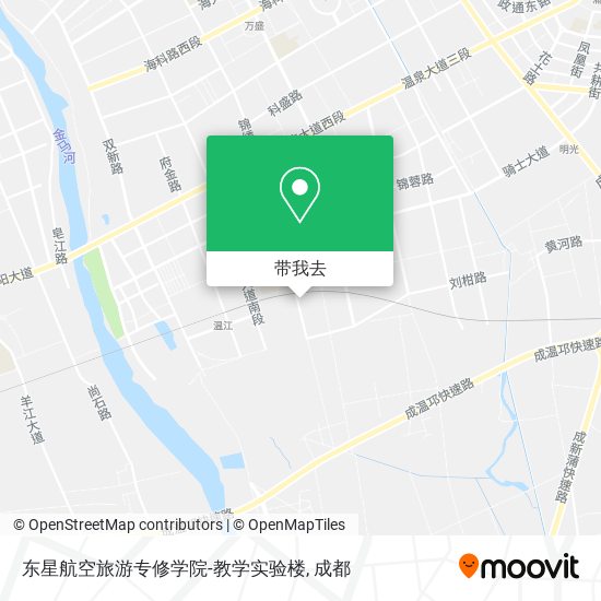 东星航空旅游专修学院-教学实验楼地图