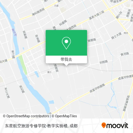 东星航空旅游专修学院-教学实验楼地图