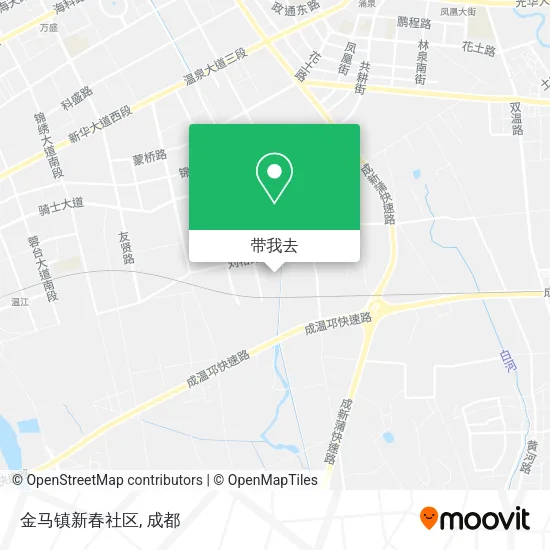 金马镇新春社区地图