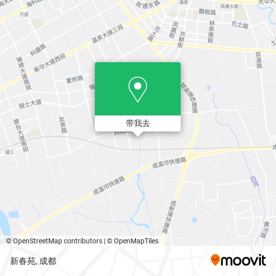 新春苑地图