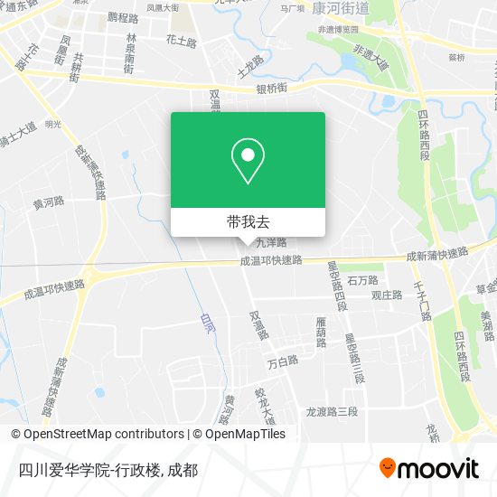 四川爱华学院-行政楼地图