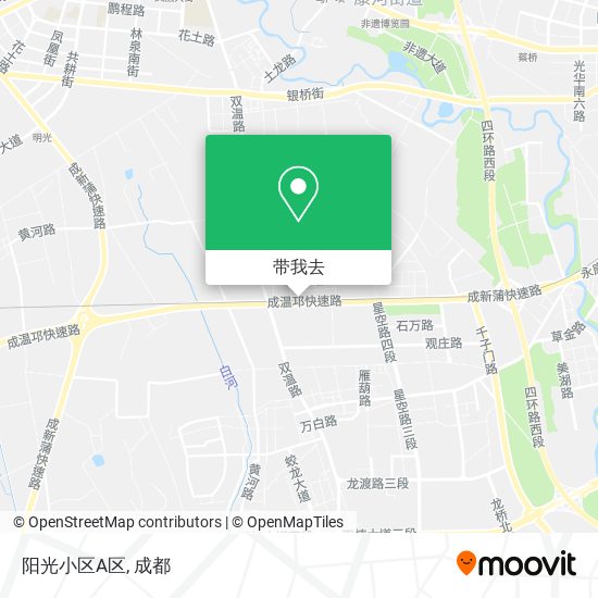 阳光小区A区地图