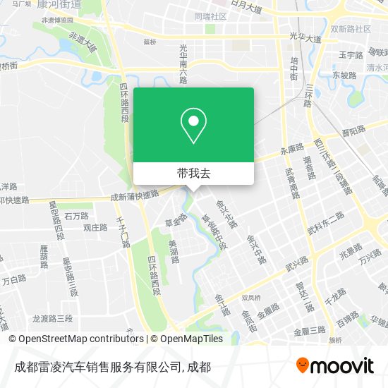 成都雷凌汽车销售服务有限公司地图