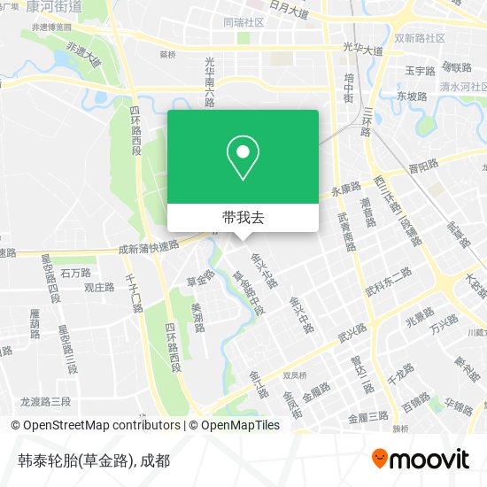 韩泰轮胎(草金路)地图
