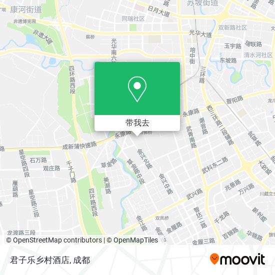 君子乐乡村酒店地图