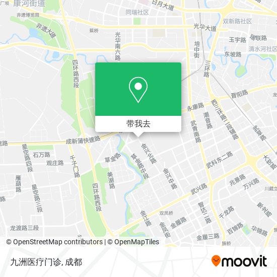 九洲医疗门诊地图
