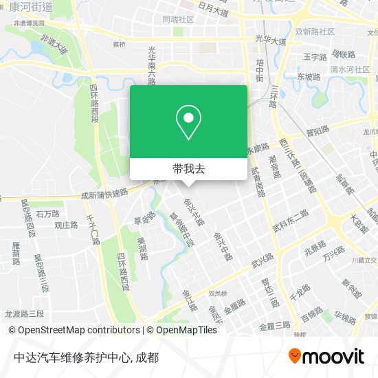 中达汽车维修养护中心地图