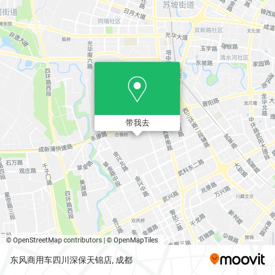 东风商用车四川深保天锦店地图