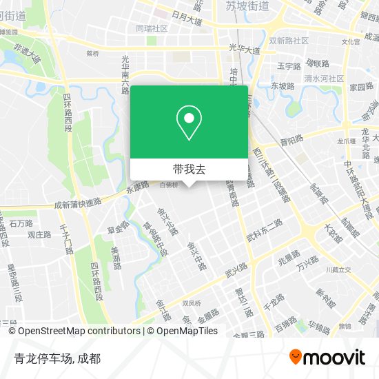 青龙停车场地图
