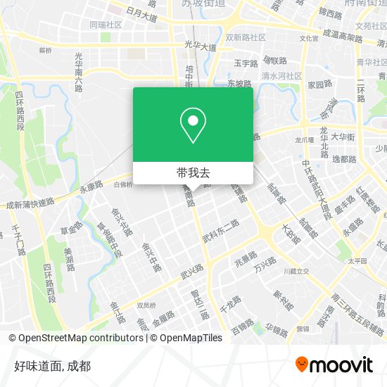 好味道面地图