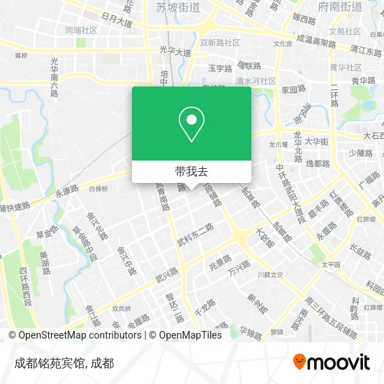 成都铭苑宾馆地图