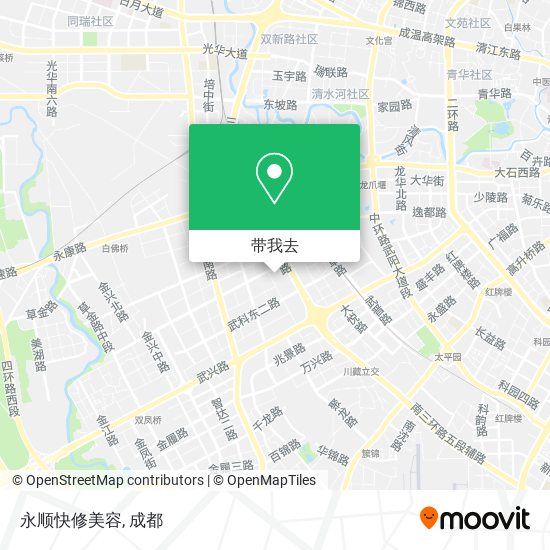 永顺快修美容地图