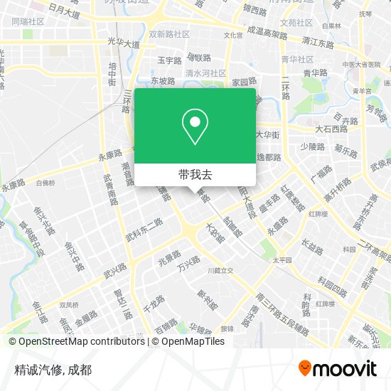精诚汽修地图