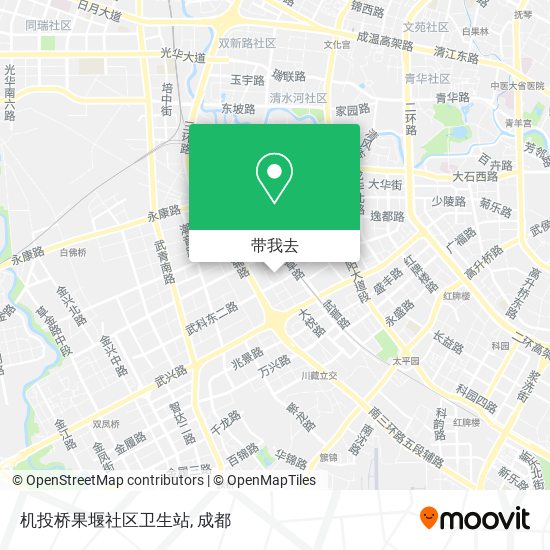 机投桥果堰社区卫生站地图
