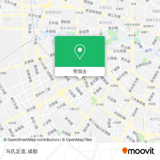 马氏足道地图