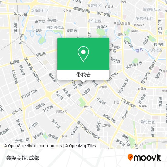 鑫隆宾馆地图