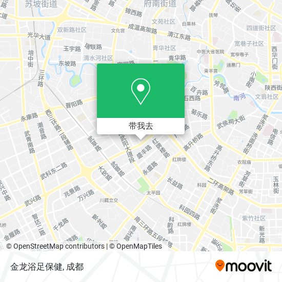 金龙浴足保健地图