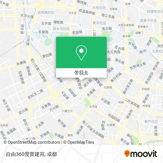 自由360度普建苑地图