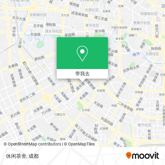 休闲茶舍地图