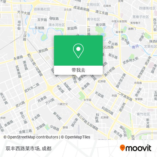 双丰西路菜市场地图