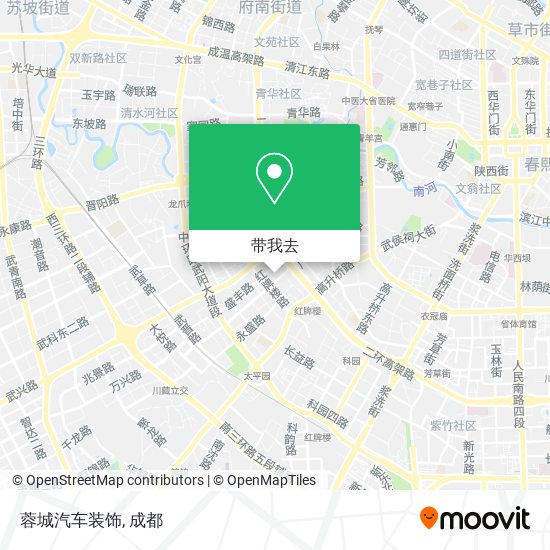蓉城汽车装饰地图
