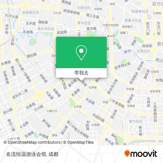 名流恒温游泳会馆地图