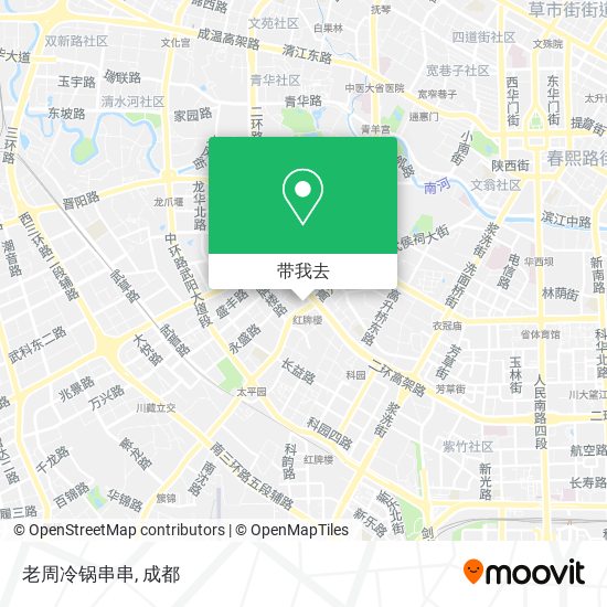 老周冷锅串串地图