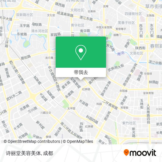 诗丽堂美容美体地图