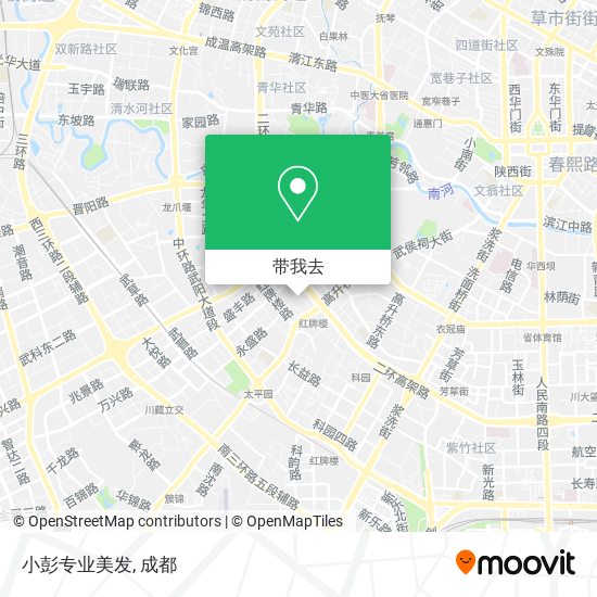 小彭专业美发地图
