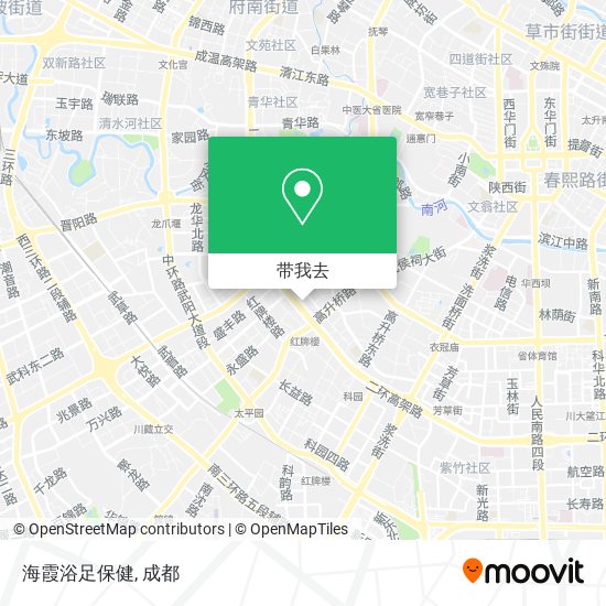 海霞浴足保健地图