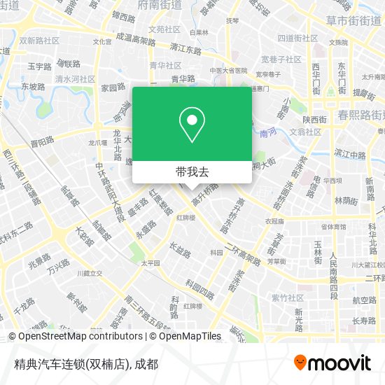 精典汽车连锁(双楠店)地图