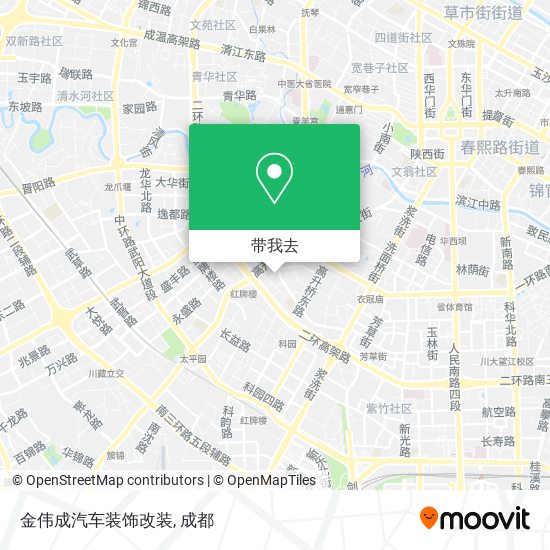 金伟成汽车装饰改装地图