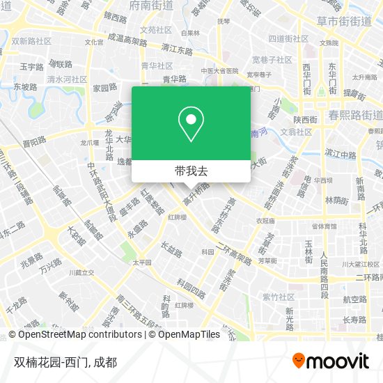 双楠花园-西门地图