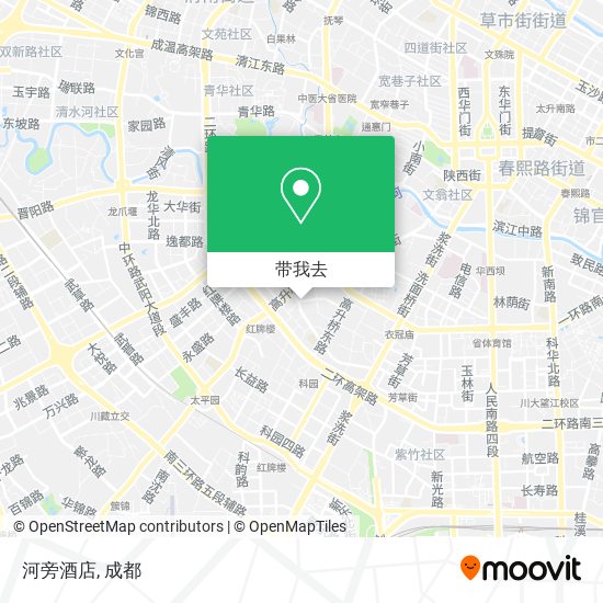河旁酒店地图