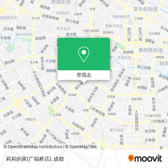 莉莉的家(广福桥店)地图