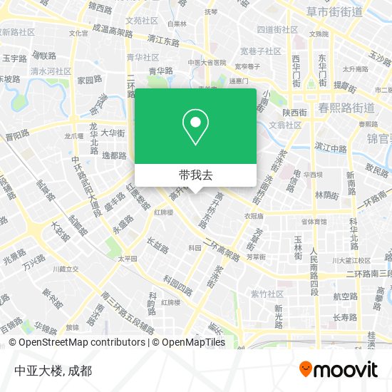 中亚大楼地图