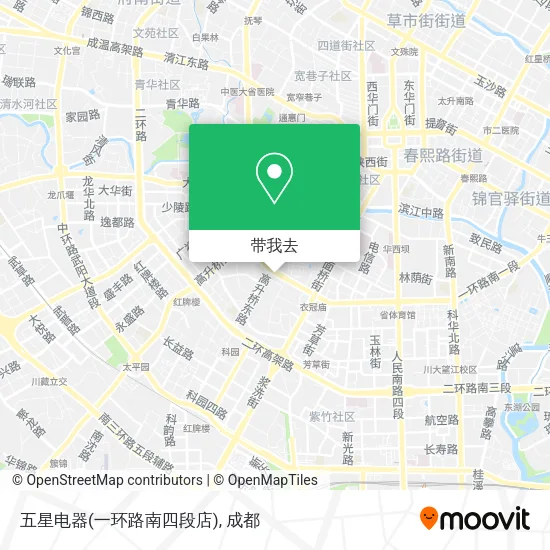 五星电器(一环路南四段店)地图