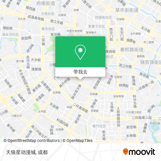天狼星动漫城地图