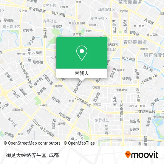 御足天经络养生堂地图
