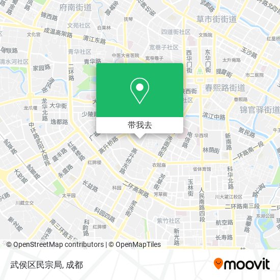 武侯区民宗局地图