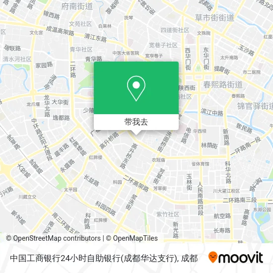 中国工商银行24小时自助银行(成都华达支行)地图